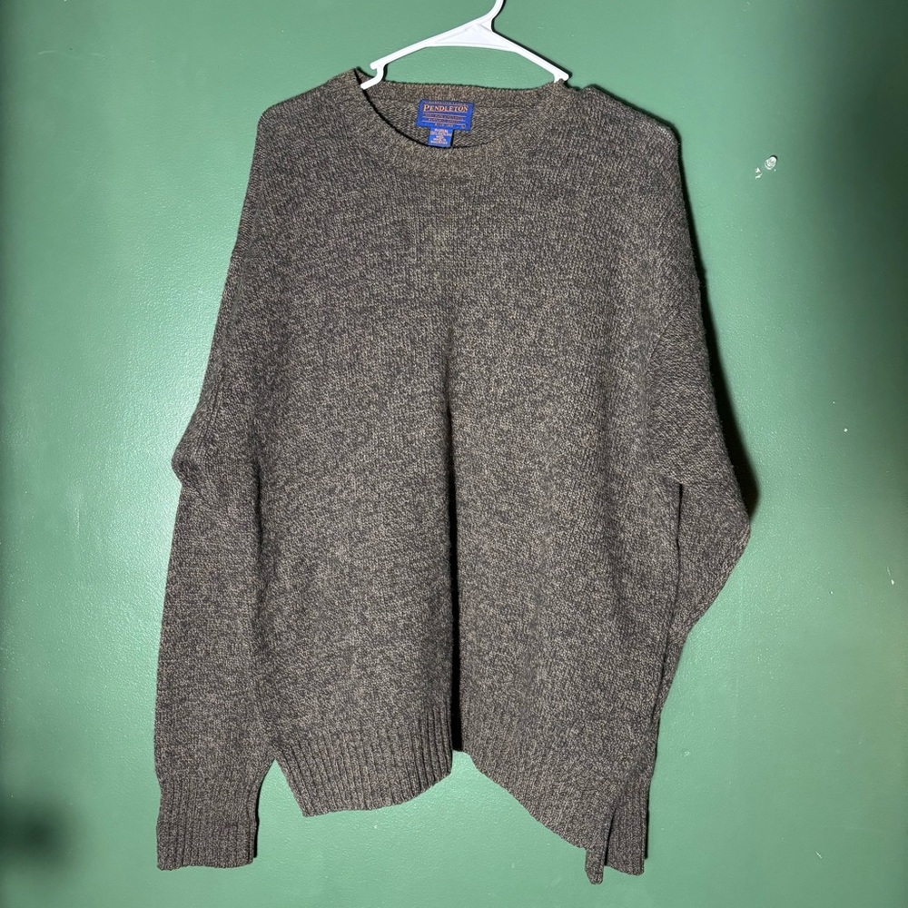 VTG Pendleton Men’s Large Green Virgin Wool Sweater